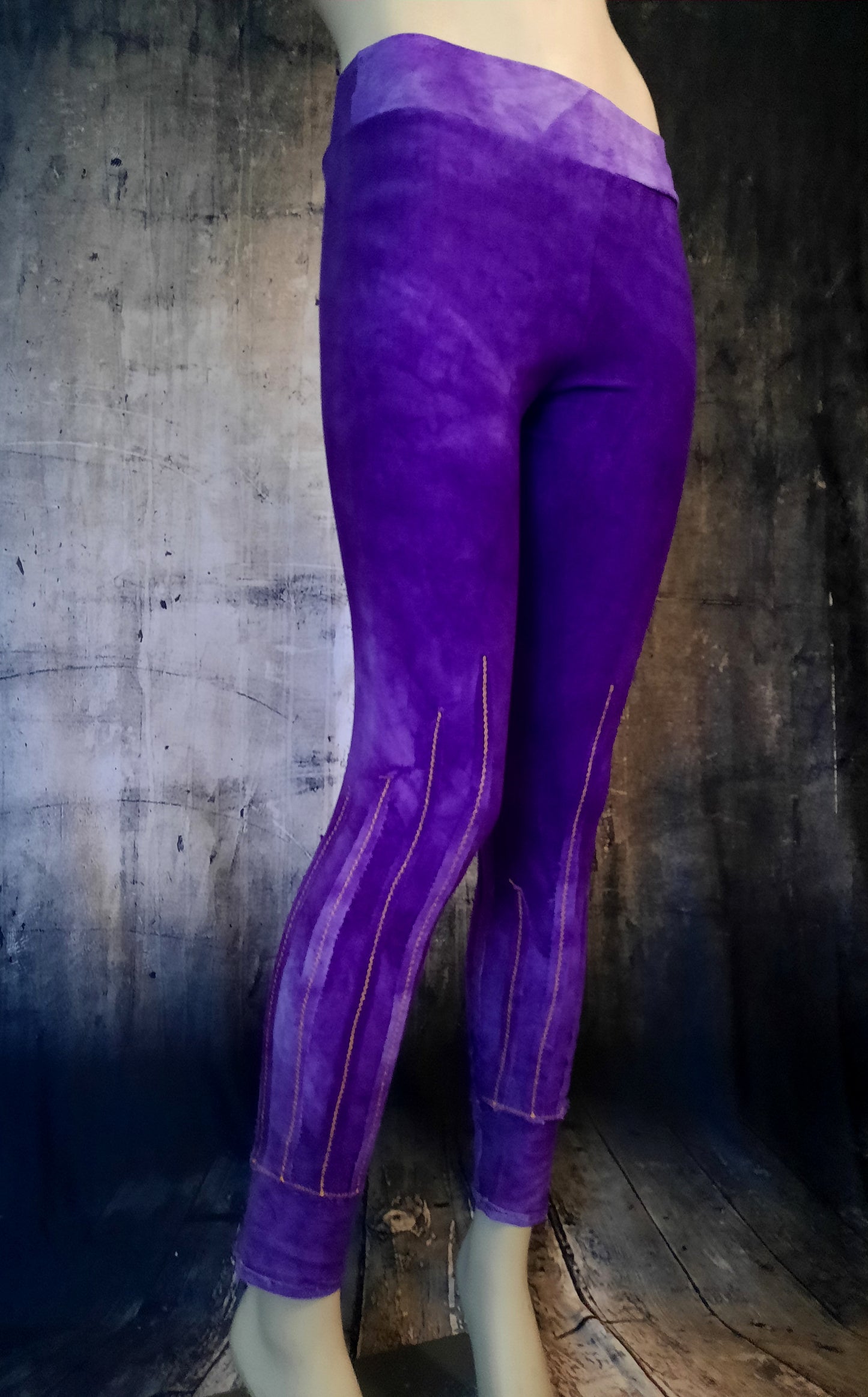 Leggings Batik mit Applikationen - Größe S