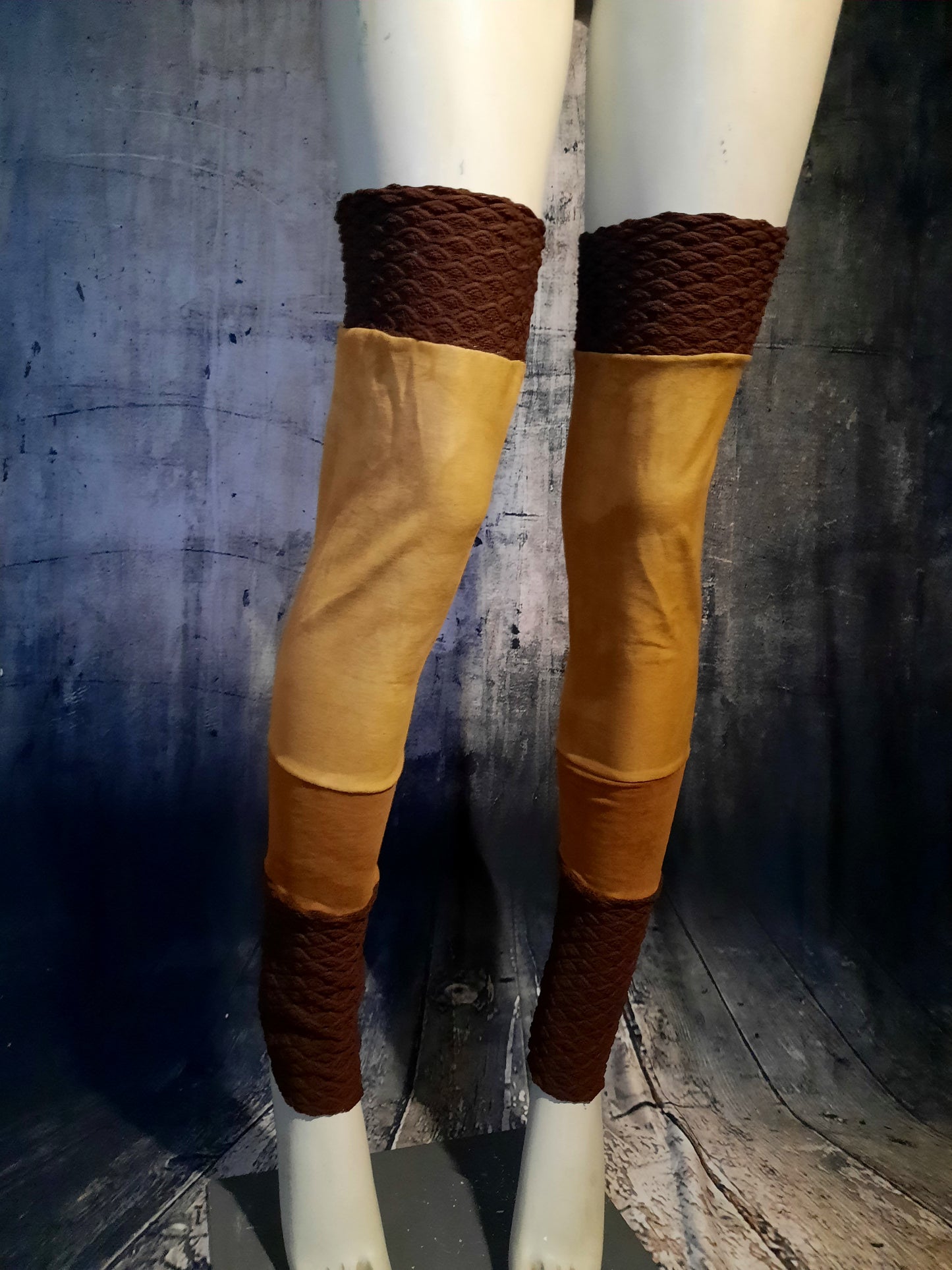 Stulpen Overknees Batik  - Größe S bis M